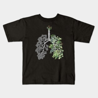 Lung Anatomy / Cancer Awareness 2 Kids T-Shirt